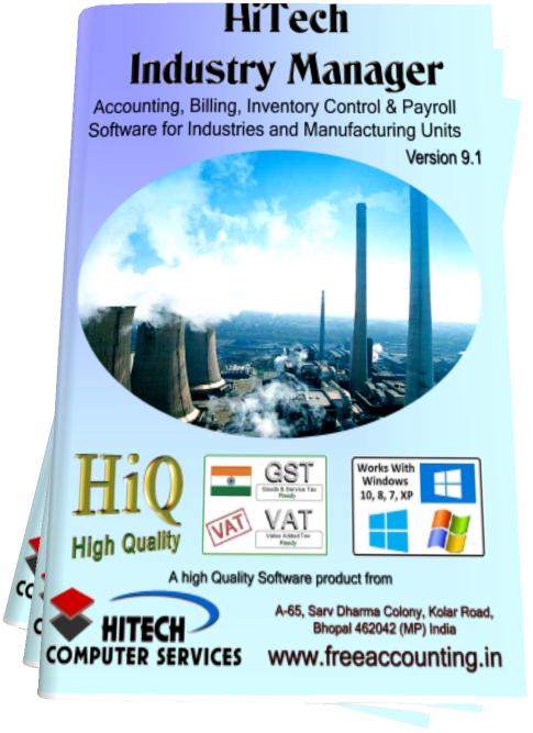 Indian industry software , BPO industry, ERP software, ERP consultants, Shopping Cart Manufacturer, Billing, ERP and CRM Solution, Accounting Software for Manufacturing, Industry Software, Business Management and Accounting Software for Industry, Manufacturing units. Modules : Customers, Suppliers, Inventory Control, Sales, Purchase, Accounts & Utilities. Free Trial Download