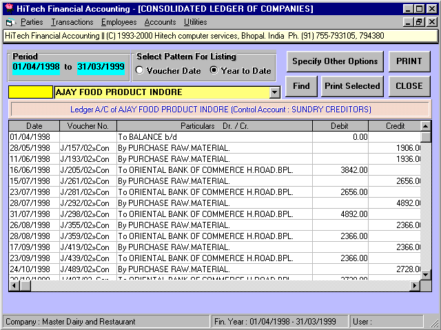 BPO Industry, HiTech Industry Manager, Accounting Software for Manufacturing, Industry Software, Business Management and Accounting Software for Industry, Manufacturing units. Modules : Customers, Suppliers, Inventory Control, Sales, Purchase, Accounts & Utilities. Free Trial Download