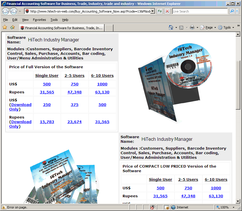 Industry Software in India, Industry Specific Software, Accounting, ERP, CRM Software for Industry, Industry Software, ERP, CRM and Accounting Software for Industry, Manufacturing units. Modules : Customers, Suppliers, Inventory Control, Sales, Purchase, Accounts & Utilities. Free Trial Download