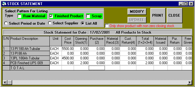 Industry Software in India, Industry Specific Software, Accounting, ERP, CRM Software for Industry, Industry Software, ERP, CRM and Accounting Software for Industry, Manufacturing units. Modules : Customers, Suppliers, Inventory Control, Sales, Purchase, Accounts & Utilities. Free Trial Download